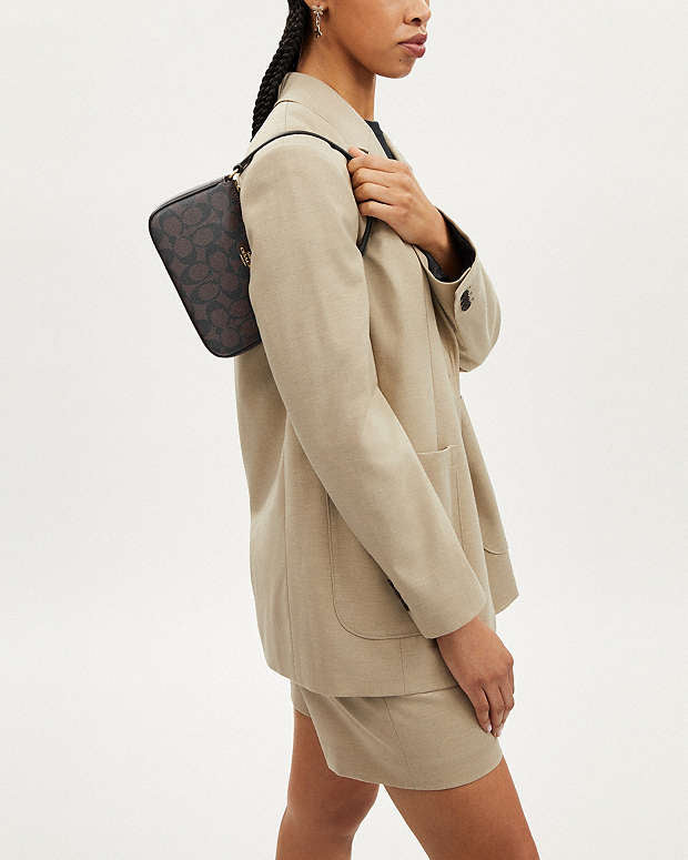 Nolita 19 In Signature Canvas Coach