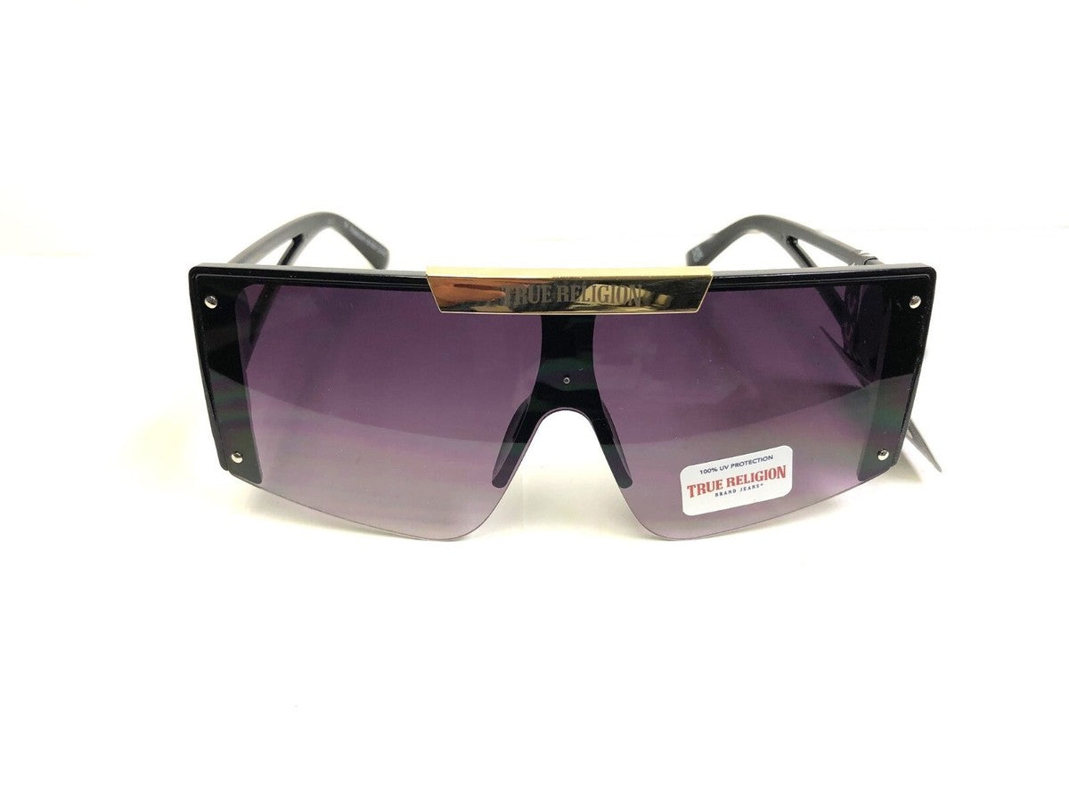 True Religion Sunglasses Black/Purple Oversized without cover