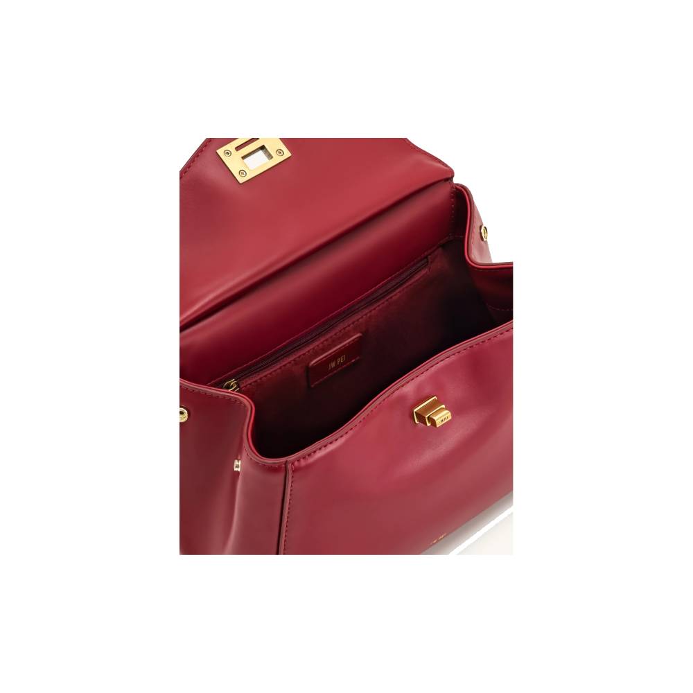JW PEI Lucia Classic Top Hand Bag in Claret