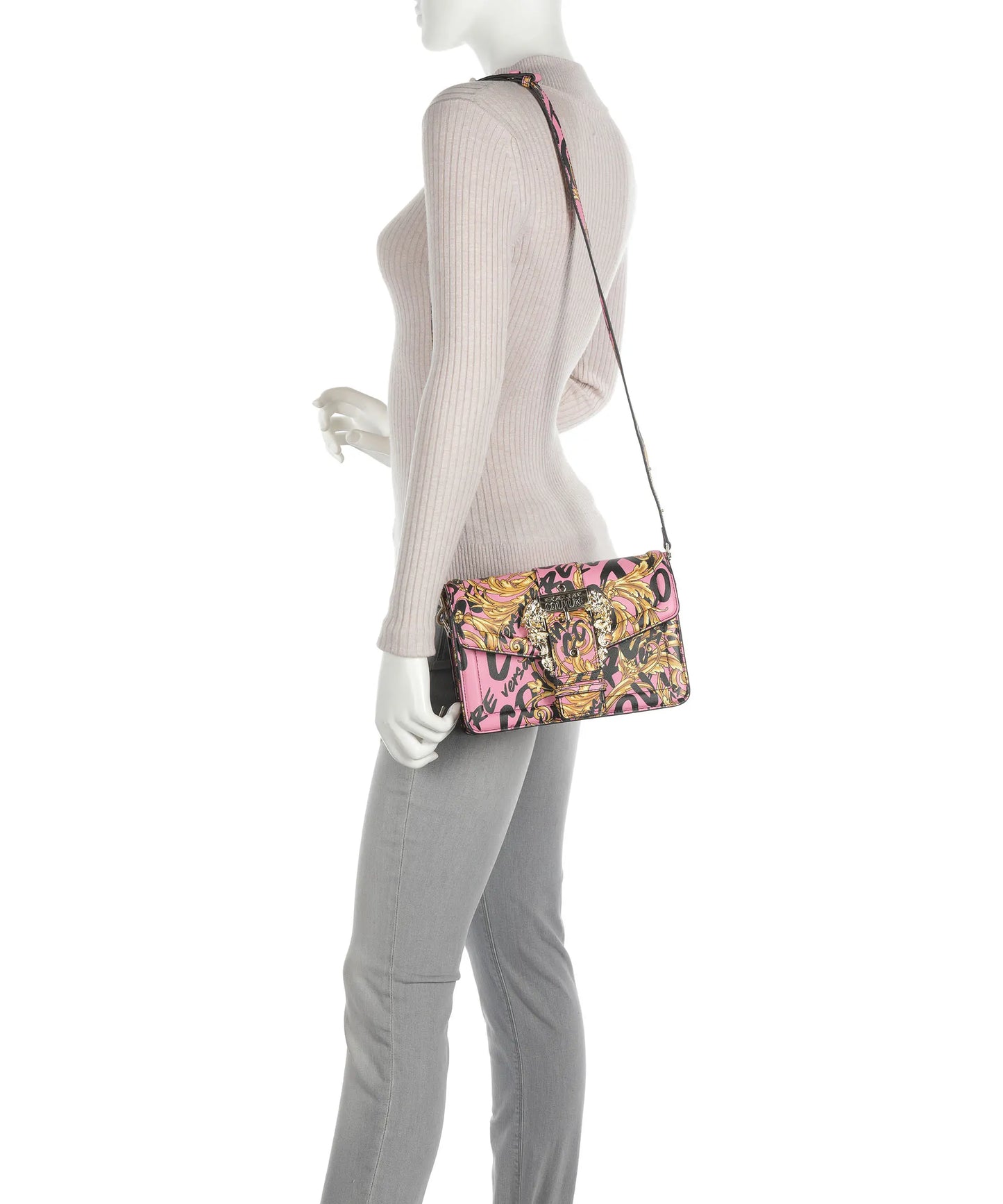 VERSACE JEANS COUTURE Crossbody bag synthetic pink