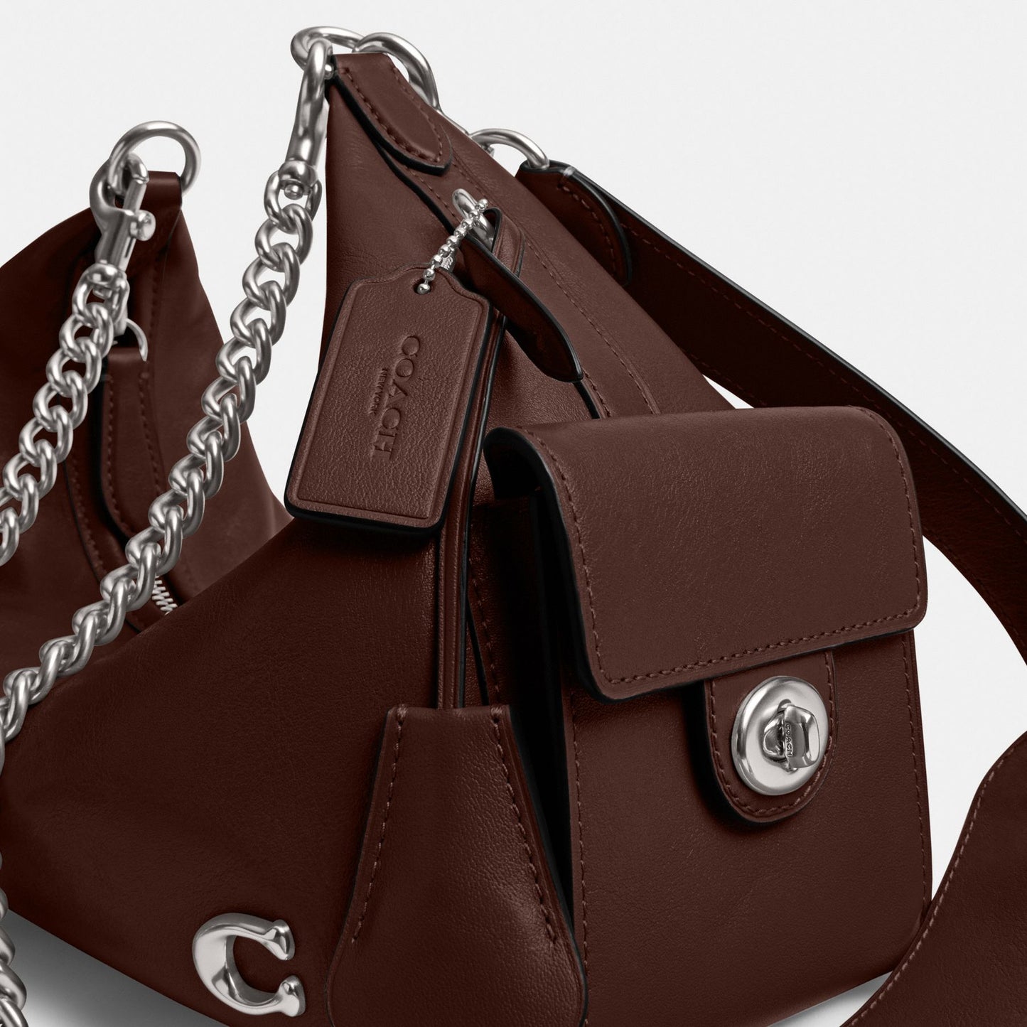 COACH POCKET JULIET BAG 30 IN MAPLE