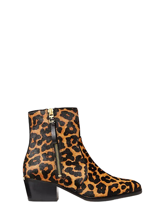 Michael Kors Sawyer Boot of Veal Hair with Leopard Print