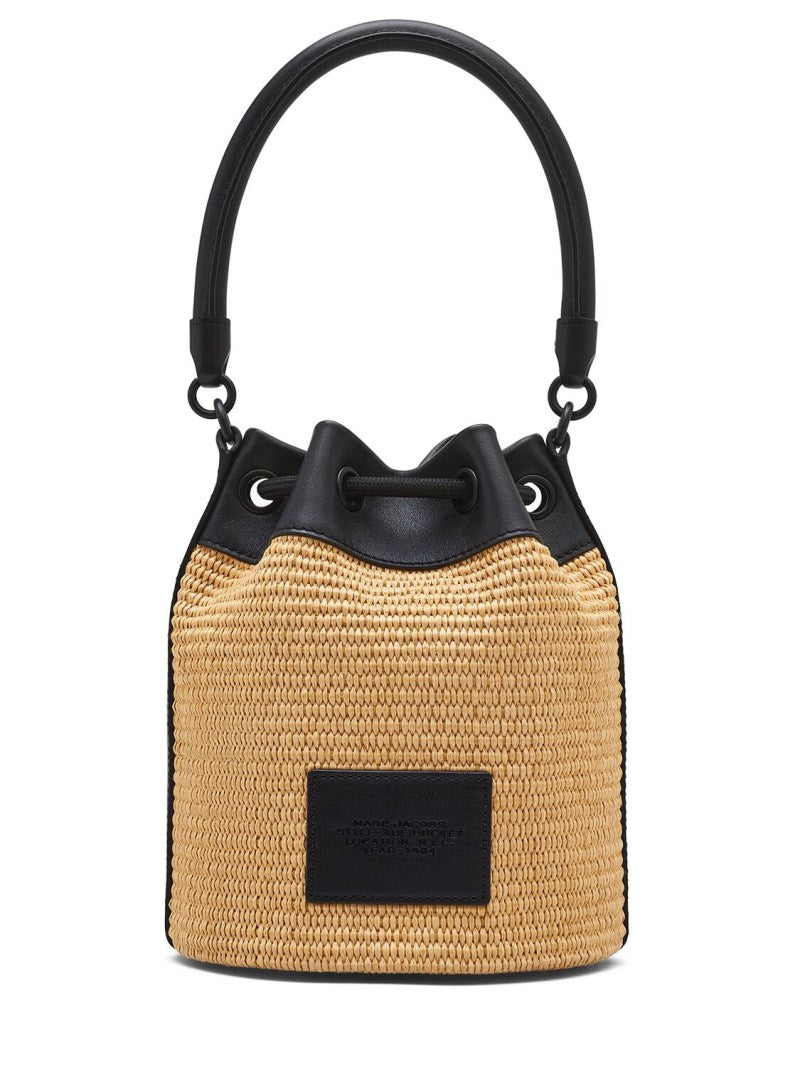 Marc Jacobs The Bucket raffia effect bag