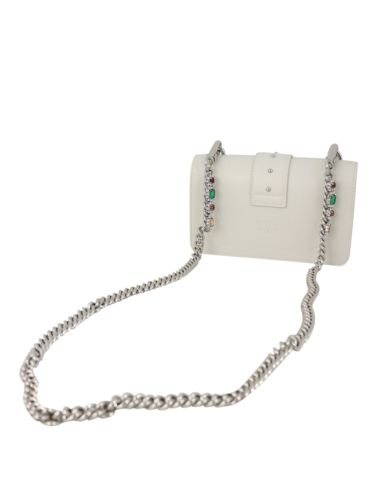 Pinko Mini Jewels white bag