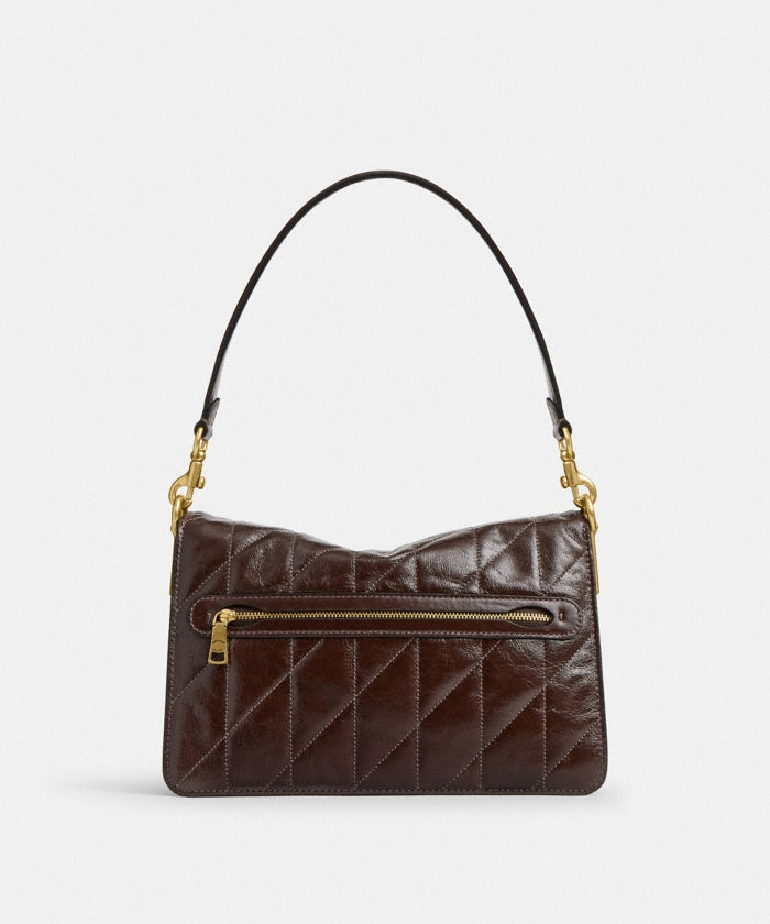 Coach Chain Tabby Shoulder Bag With Quilting in maple