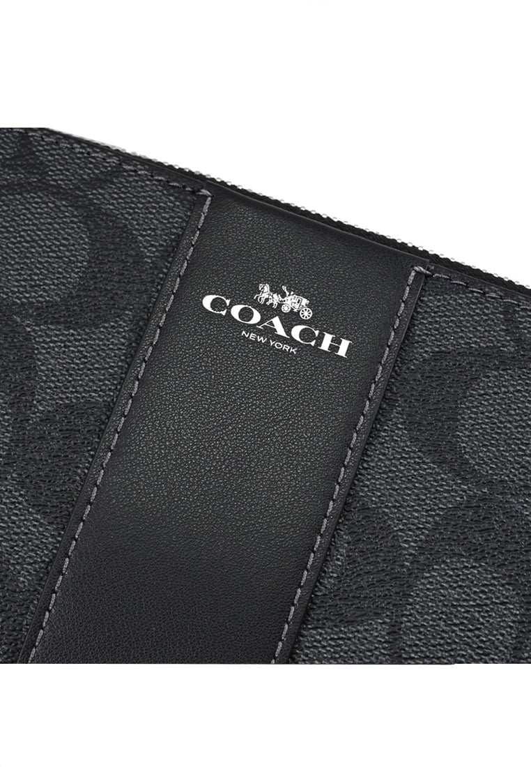 Coach Colorblock Coated Canvas Signature Small Wristlet