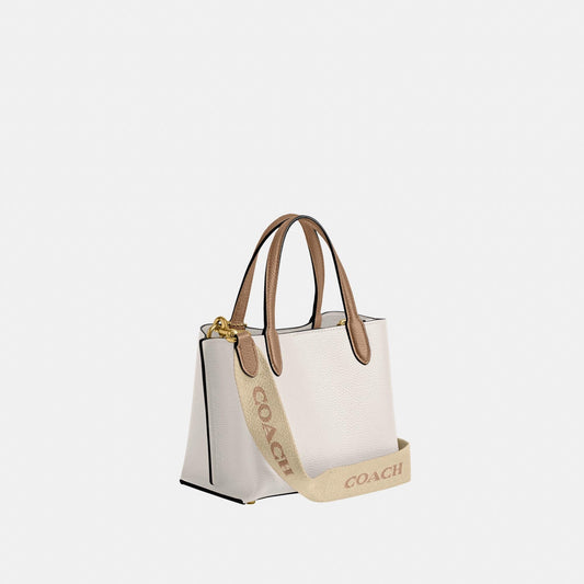 Coach Willow Tote Bag 18 In Signature Canvas color chalk/multi