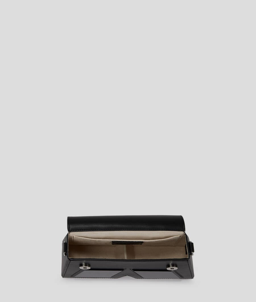 IKON K SMALL LEATHER CROSSBODY BAG KARL LAGERFELD