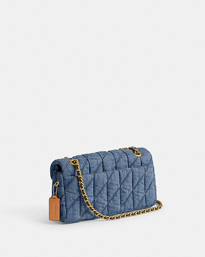 COACH TABBY 26 QUILTED DENIM SHOULDER BAG