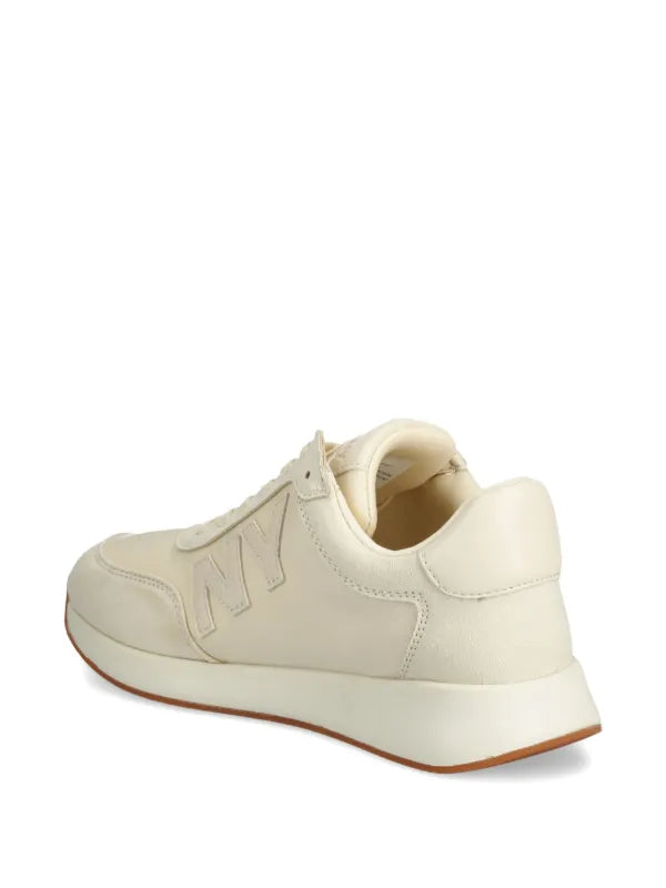 DKNY logo-patch sneakers