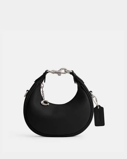 Coach Jonnie bag in black and silver accessories