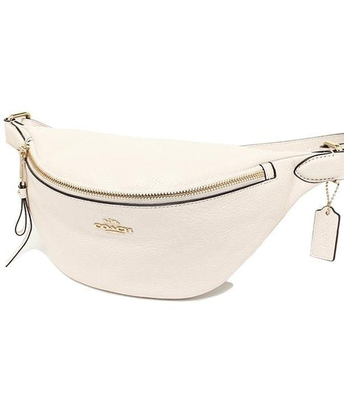 Coach waist Bag Women's Body Bag/Waist Plain Chalk White