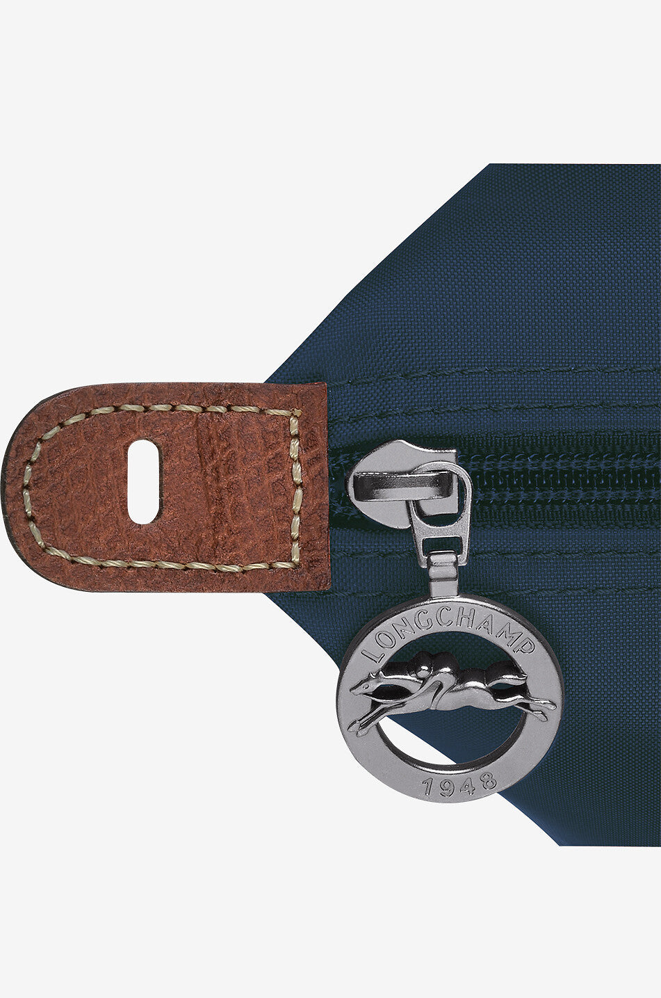 LongChamp Le Pliage Original M Russian canvas and leather travel bag