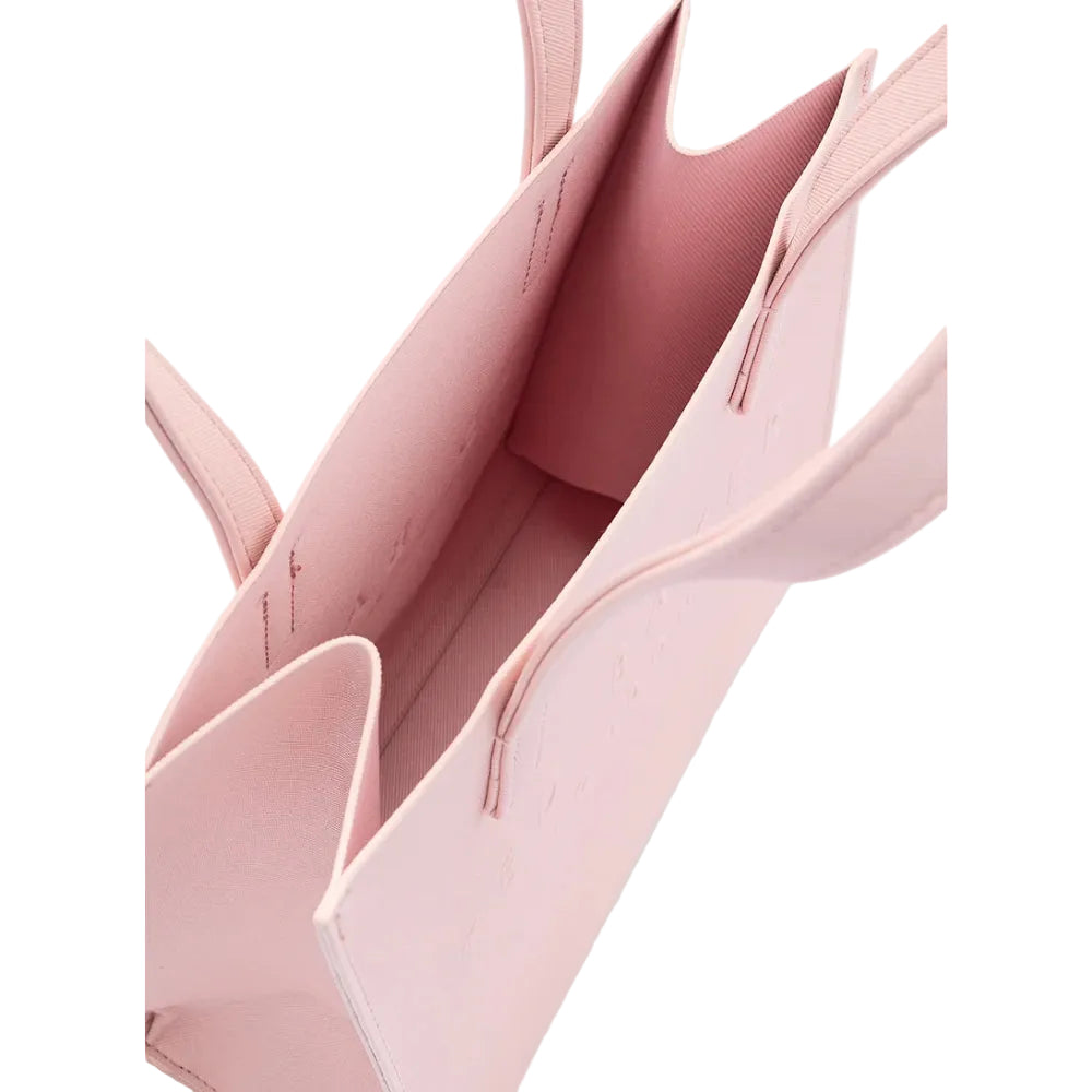 Ted Baker Crosshatch Faux Leather Icon Tote Bag in Pink