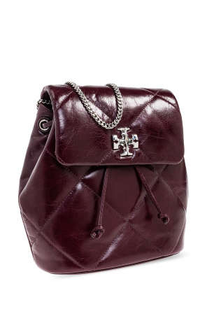 Tory Burch BURGUNDY Leather backpack Kira Diamond