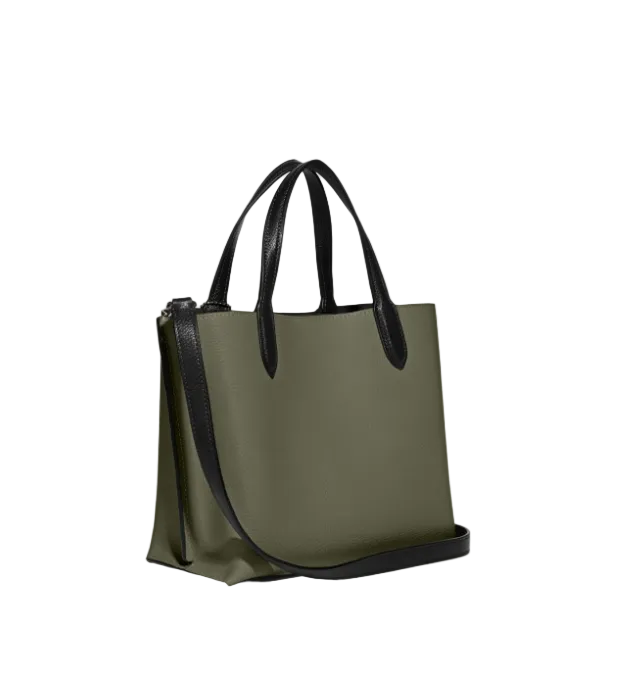 Coach Willow Tote 24 In Colorblock With Signature Canvas