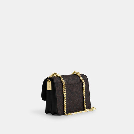 Coach Klare Crossbody Bag In Micro Signature Canvas