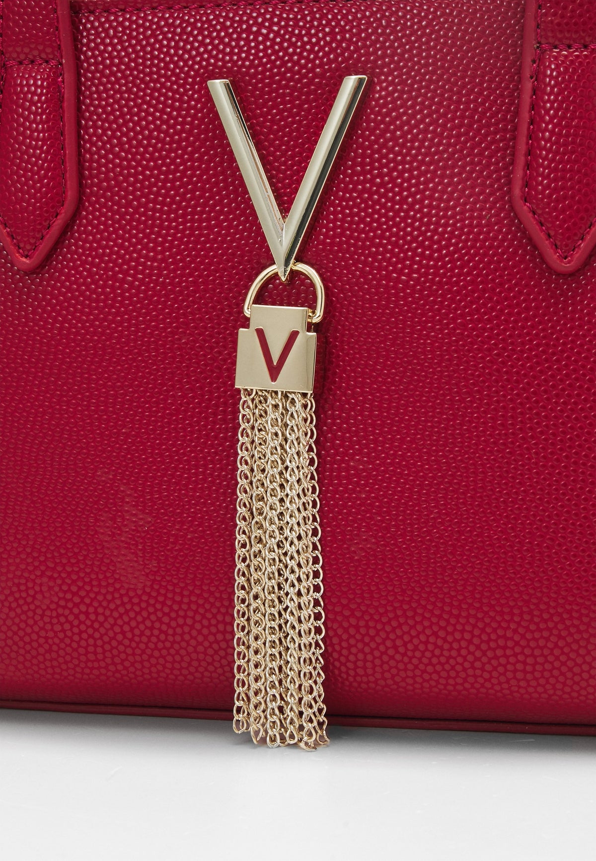 Valentino Bags Divina Shopping Bag in Rosso
