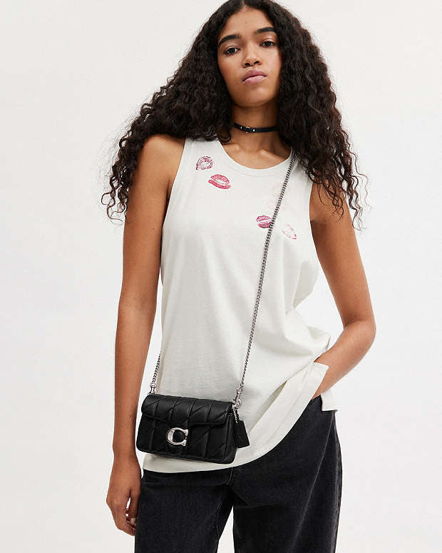 Coach Tabby Crossbody Wristlet With Pillow Quilting
