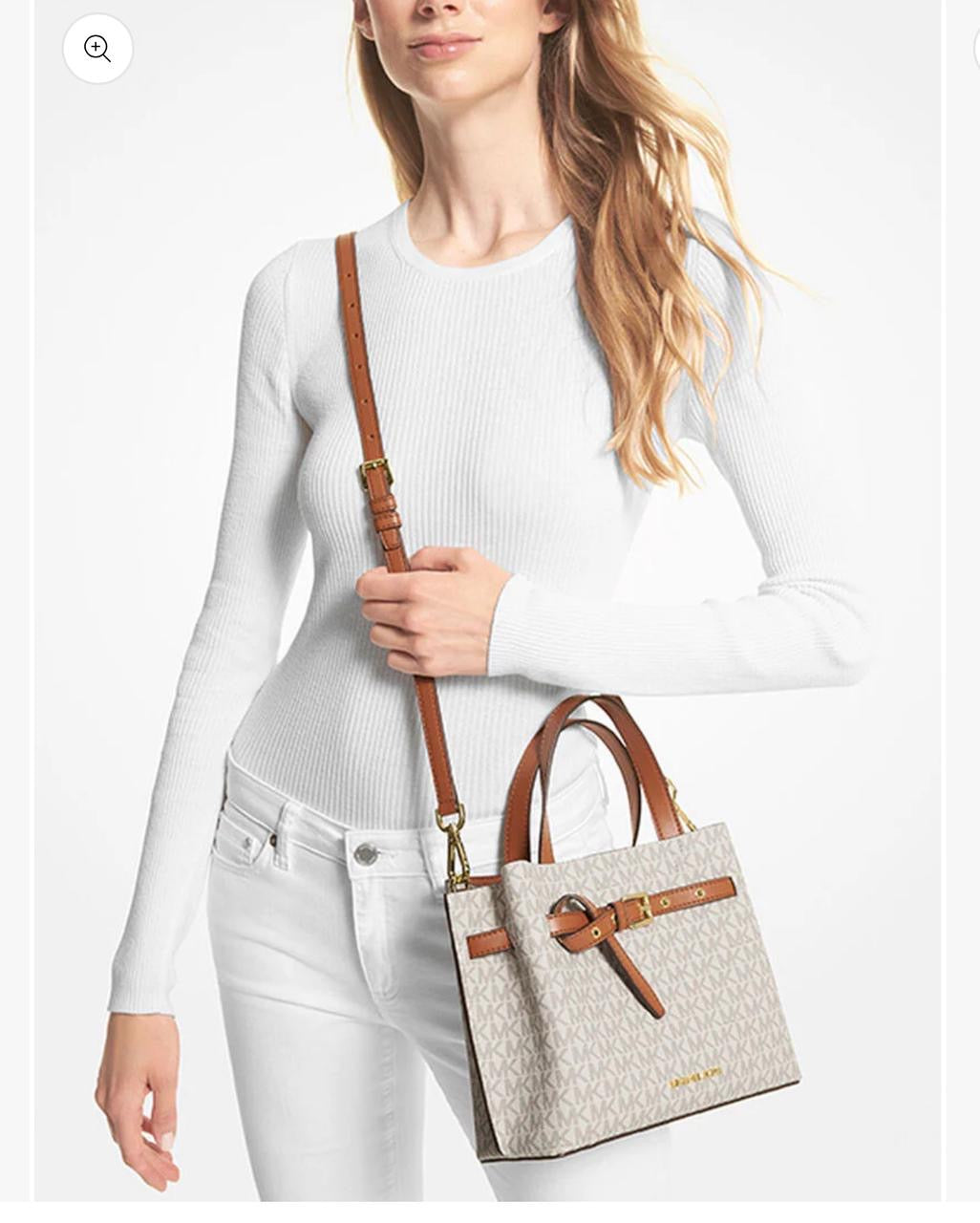 MICHAEL MICHAEL KORS
Emilia medium Signature Logo Satchel