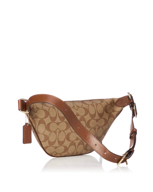 Coach Signature waist Bag Fanny Pack Brown