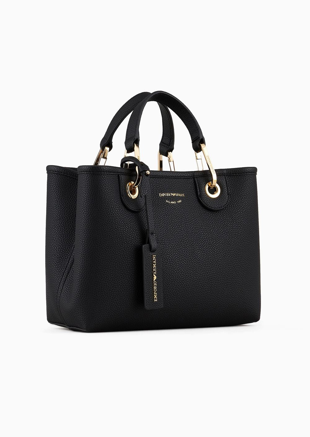Small MyEA shopper bag with deer print Emporio Armani