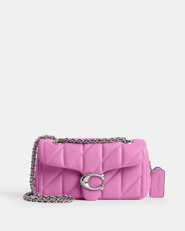 Coach Tabby Shoulder Bag 20 With Pillow Quilting in pink