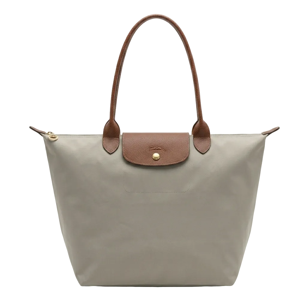 L.o.n.g.c.h.a.m.p Original Le Pliage Large Size in Pebble