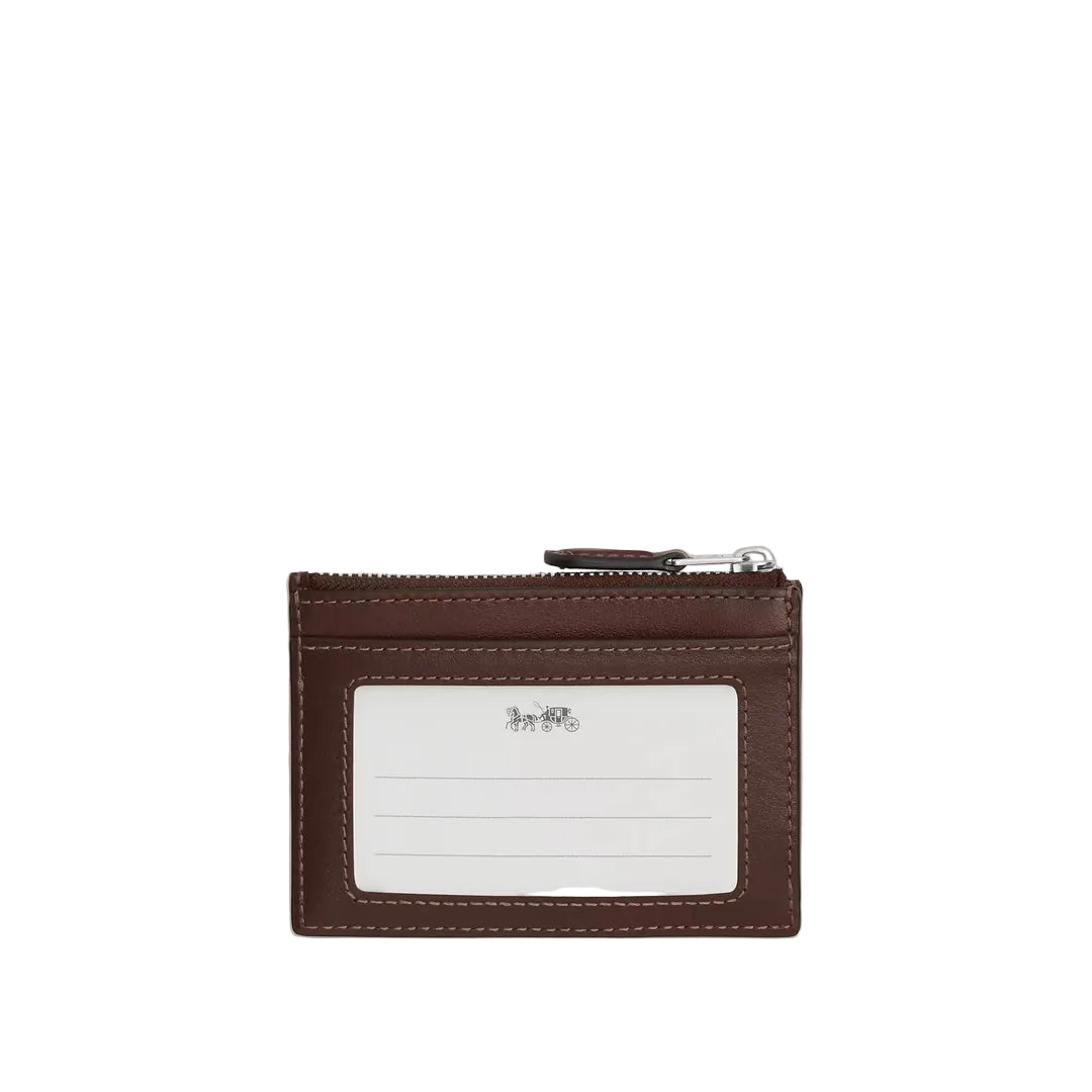 Coach Mini Skinny Id Case In Signature Jacquard