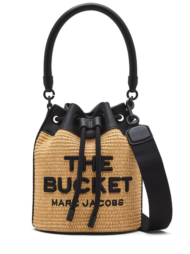Marc Jacobs The Bucket raffia effect bag