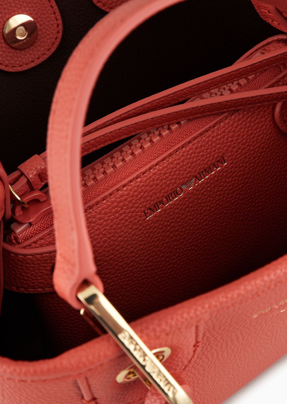 Small MyEA shopper bag with deer print Emporio Armani