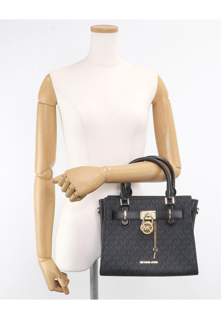 MICHAEL KORS OUTLET
HAMILTON Satchel Medium - MK Signature in black