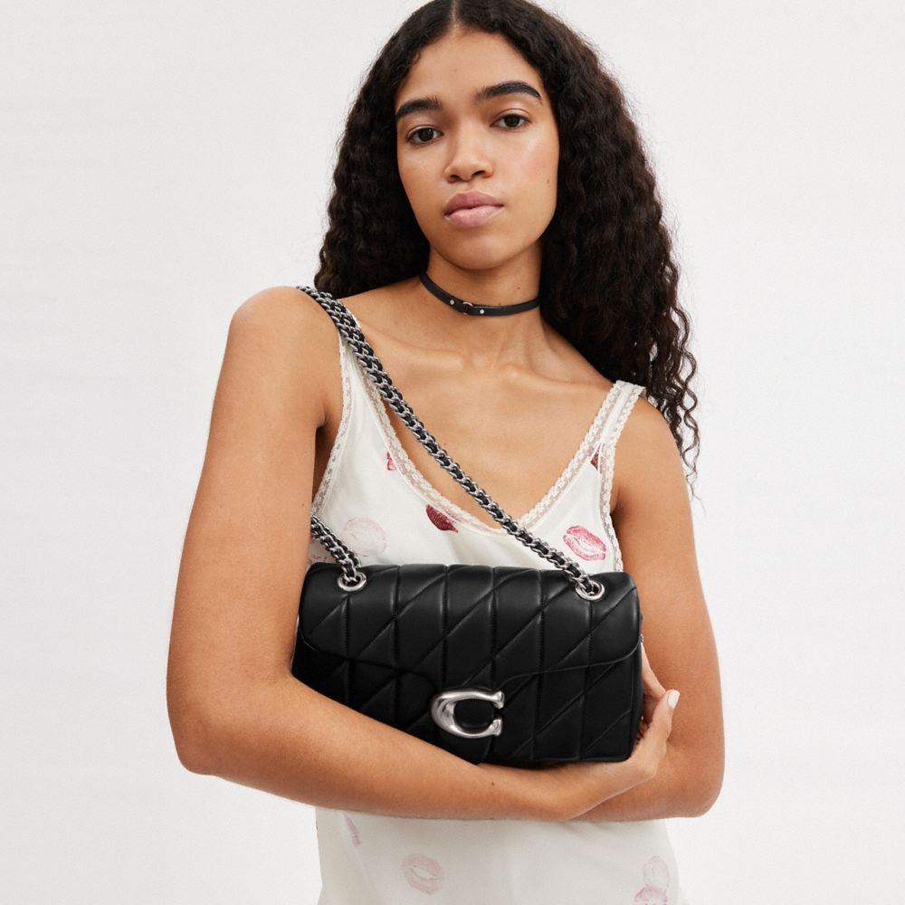 Tabby Coach Shoulder Bag 26 With Quilting