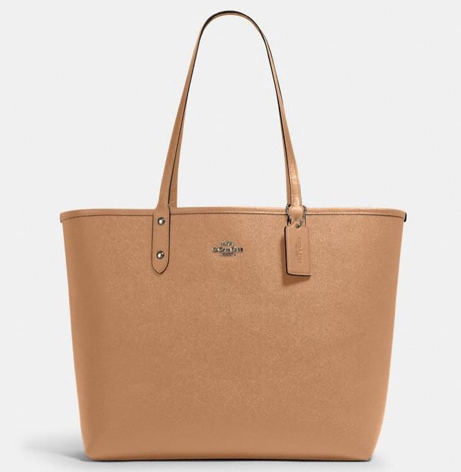 Coach Reversible City Tote With Horse And Carriage Print