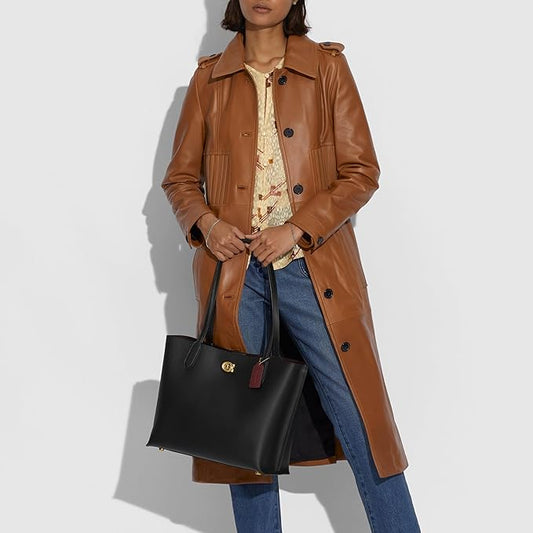 COACH Womens Willow Tote Bag