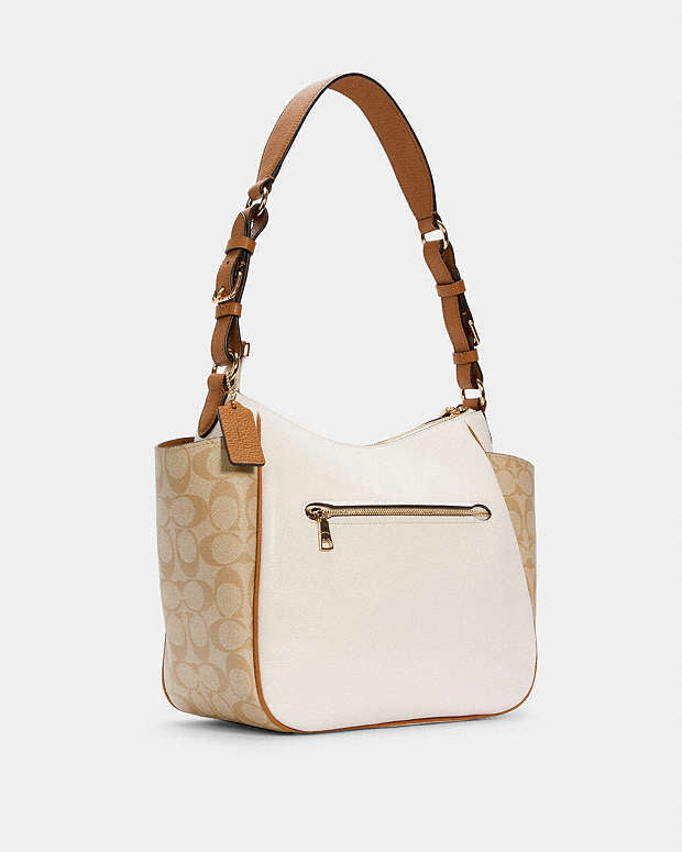 Coach Rori Shoulder Bag In Colorblock Signature Canvas
