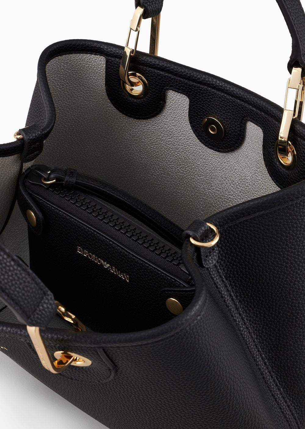Small MyEA shopper bag with deer print Emporio Armani