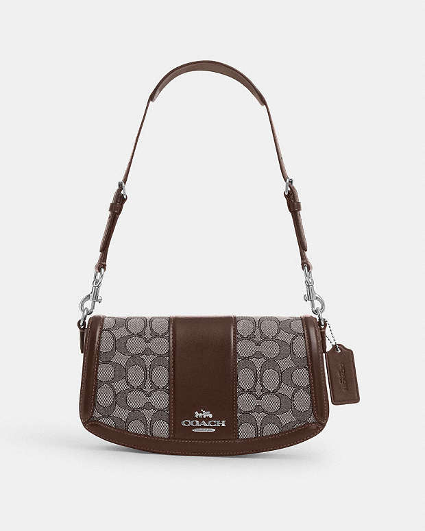 Coach Andrea Shoulder Bag In Signature Jacquard