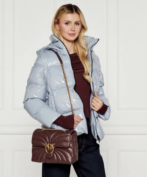 PINKO Leather shoulder bag LOVE PUFF CLASSIC CL