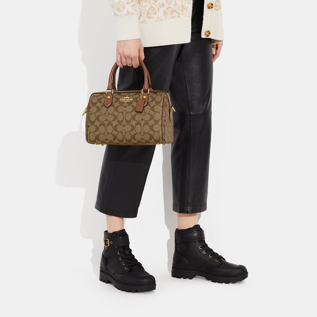 Coach Mini Rowan Crossbody In Signature Canvas