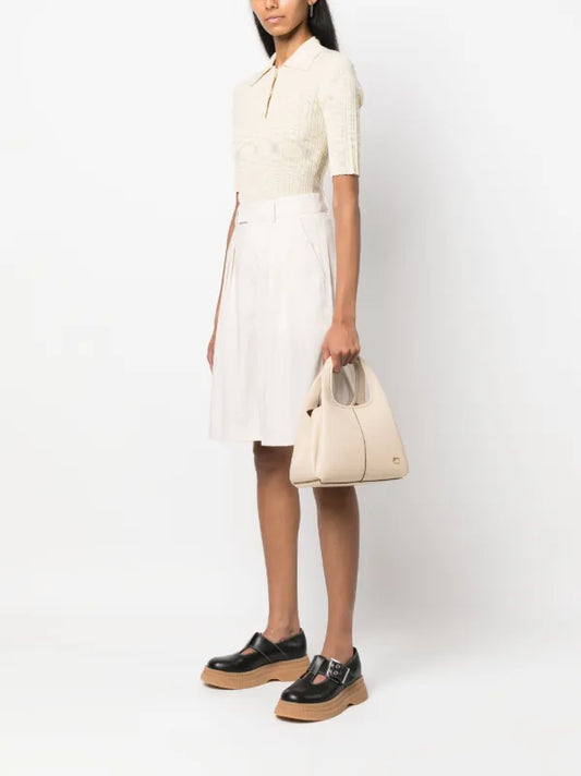 Lana coach bag ivory white