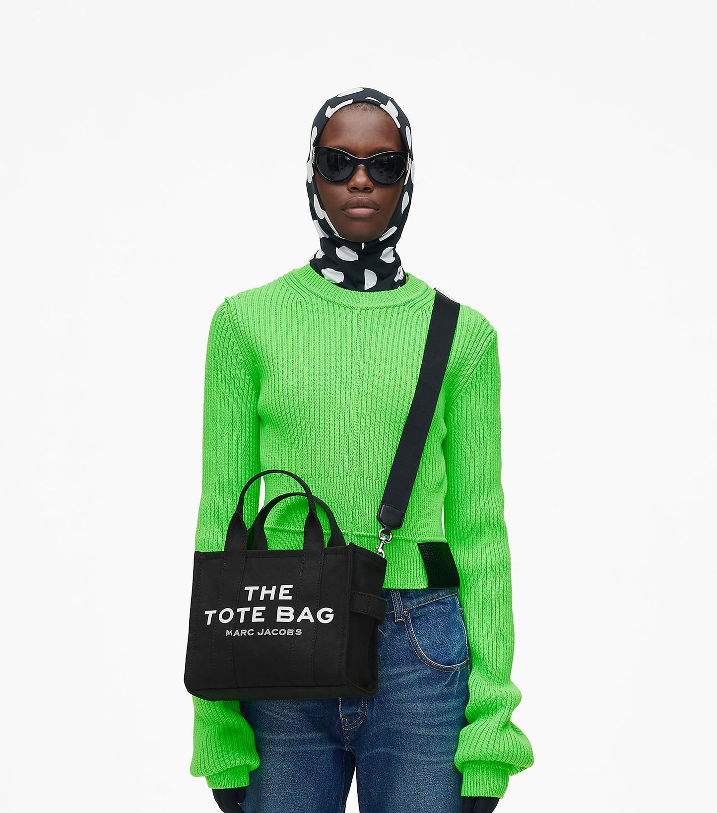 Marc Jacobs the mini tote bag fabric