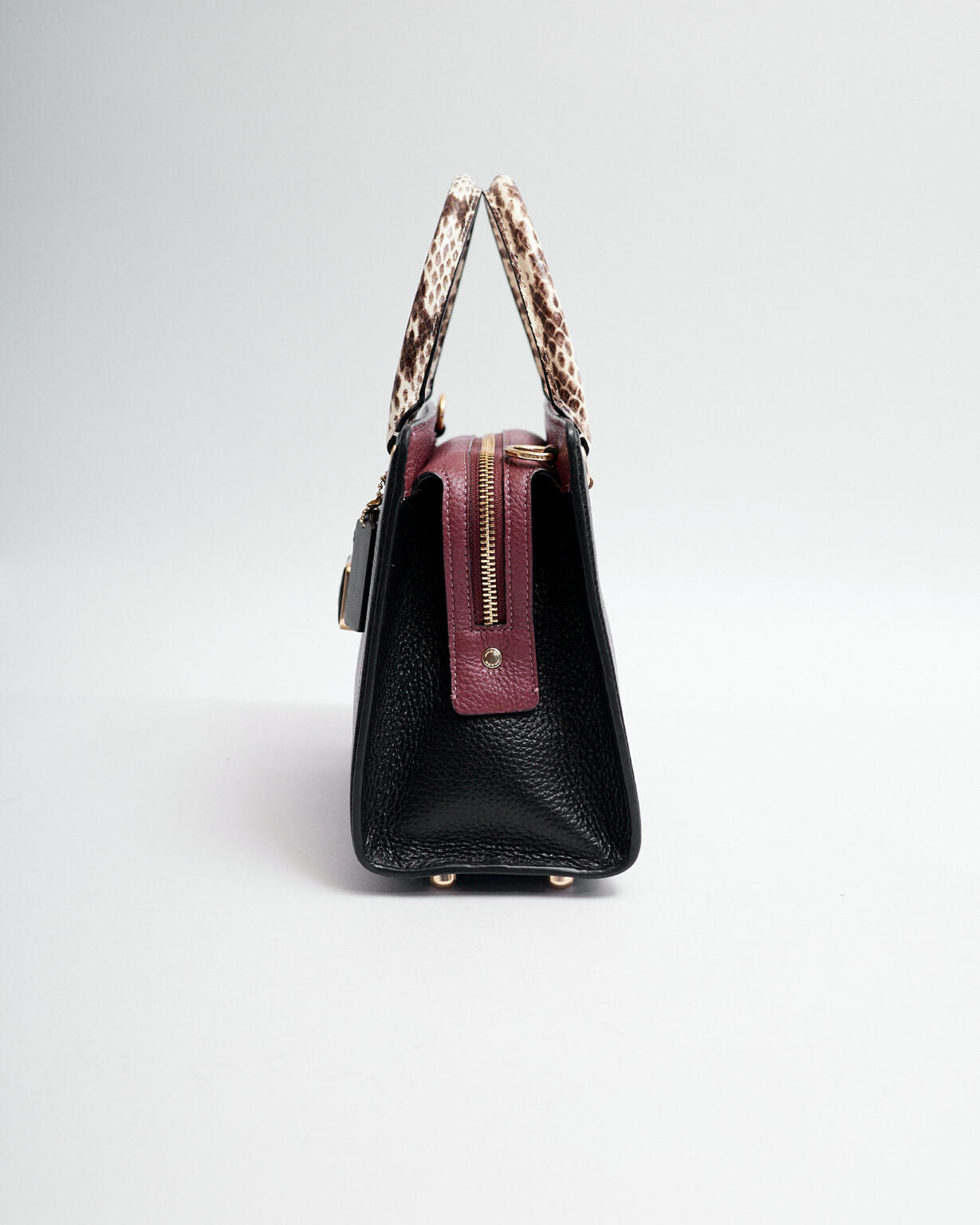 COACH GRACE MONOGRAM X PLUM MINI TOTE BAG