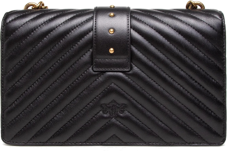 PINKO Love Classic V Quilt bag