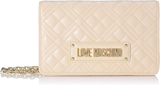 Love Moschino womens New Shiny Quilted Shoulder Bag