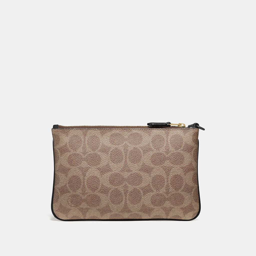 Coach Colorblock Coated Canvas Signature Small Wristlet