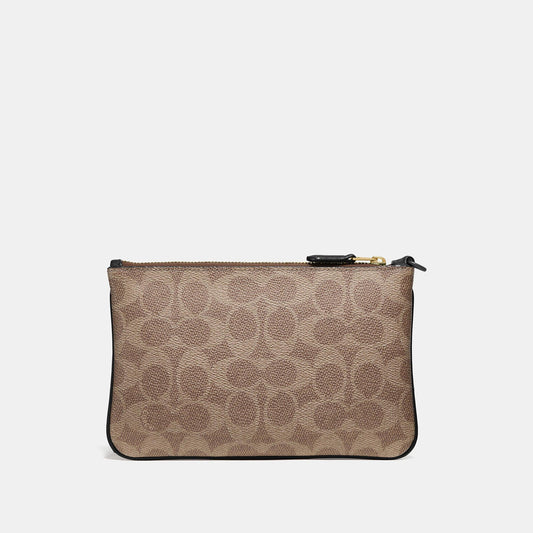 Coach Colorblock Coated Canvas Signature Small Wristlet