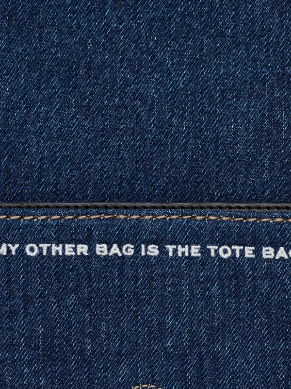 The denim mini chain bag marc jacobs