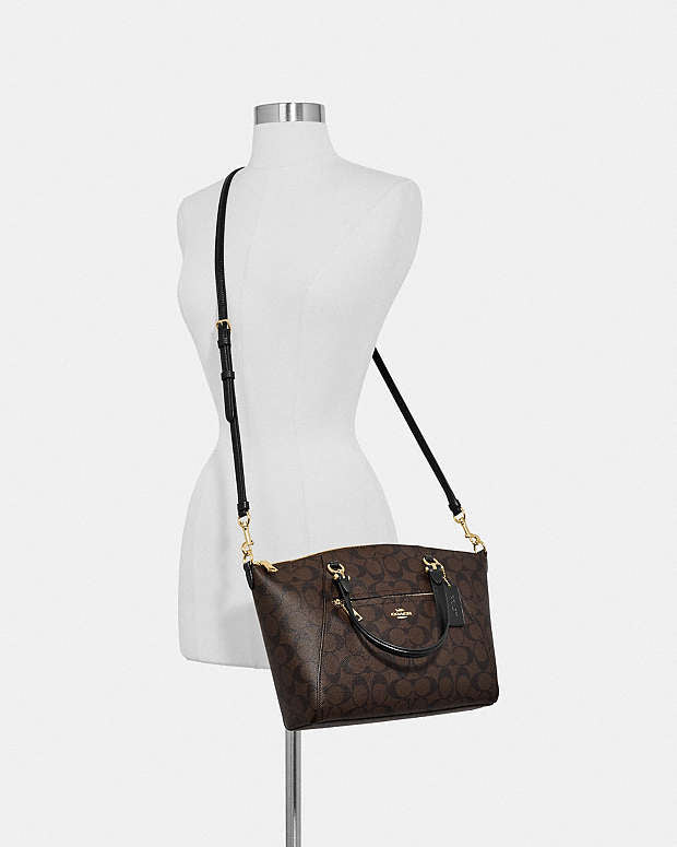 Coach Prairie Satchel In Signature Canvas