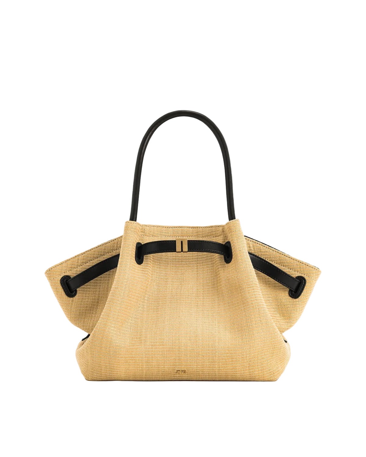 JW PEI Hana Medium Faux Straw Tote Bag in Brown Straw